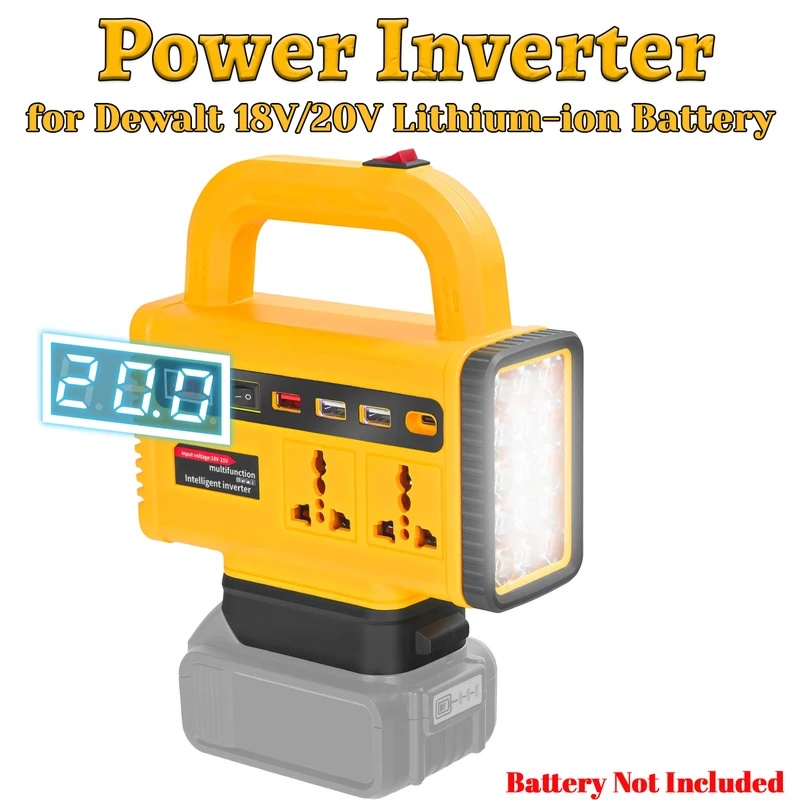 150W Power Inverter DC18V to A - Outdoor Power Adapter Usb C recension och pris