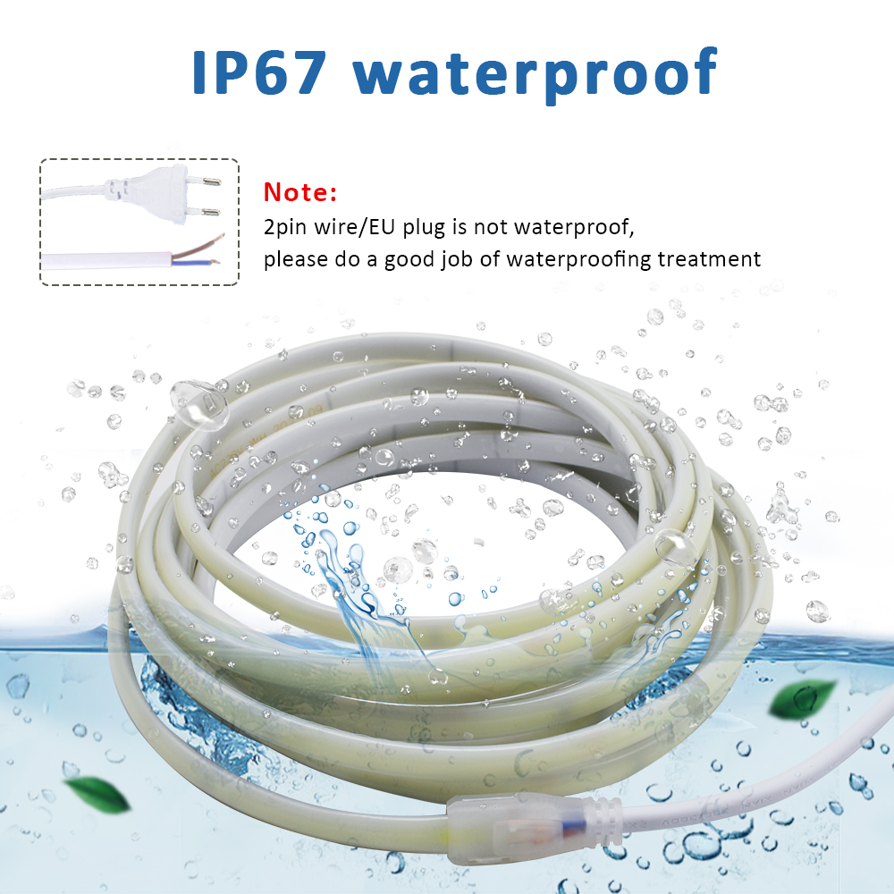220V IP67 Waterproof COB Led S - Outdoor Power Strip Weatherproof recension och pris