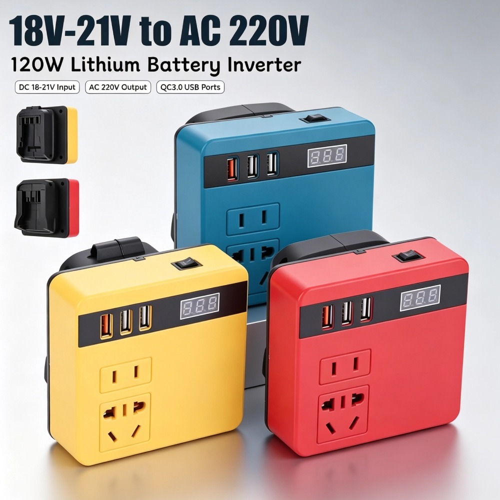 120W DC 18-21V to AC 220V Powe - Ac Outdoor Power recension och pris