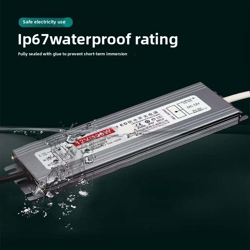 Waterproof LED Power Supply IP - Outdoor Use Power Strip recension och pris