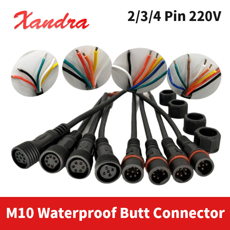 M10 Waterproof Connector 2Pin  - Outdoor Power Strip Weatherproof recension och pris